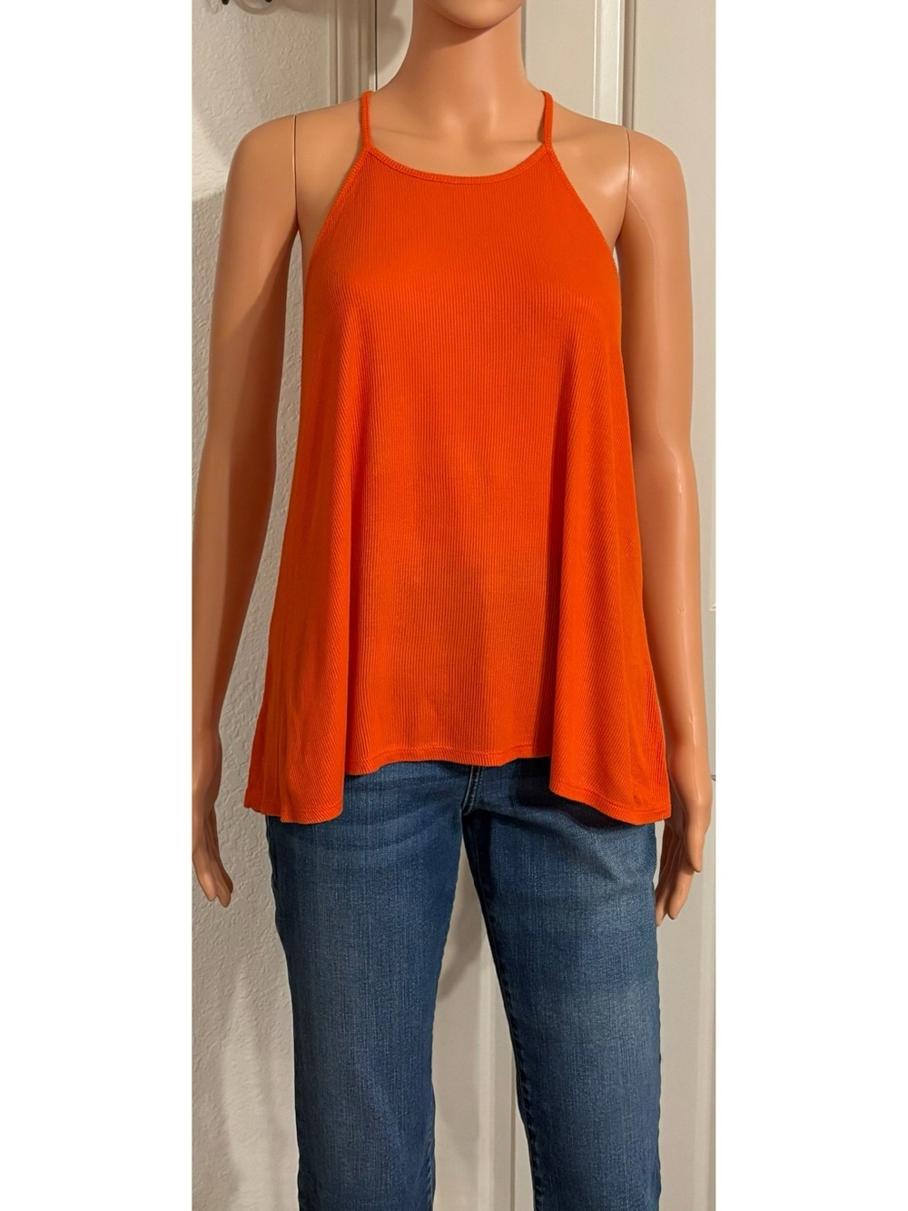 Old Navy Bright Orange Halter Tank